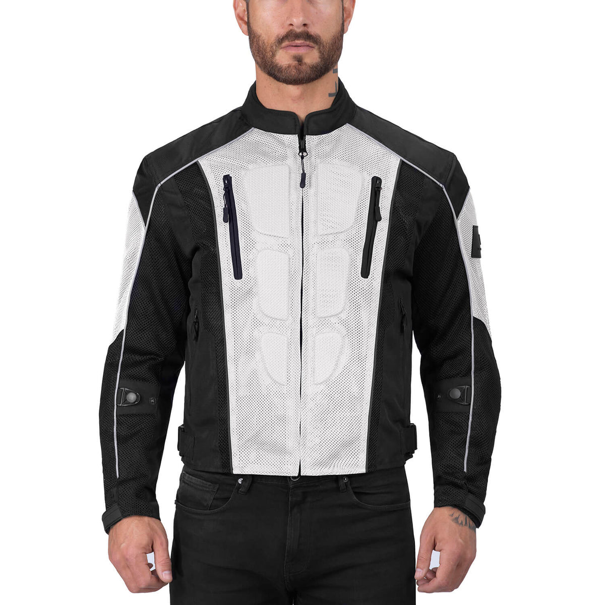 Angel Fire Men's Motorcycle Leather Jacket - Viking Cycle Xs