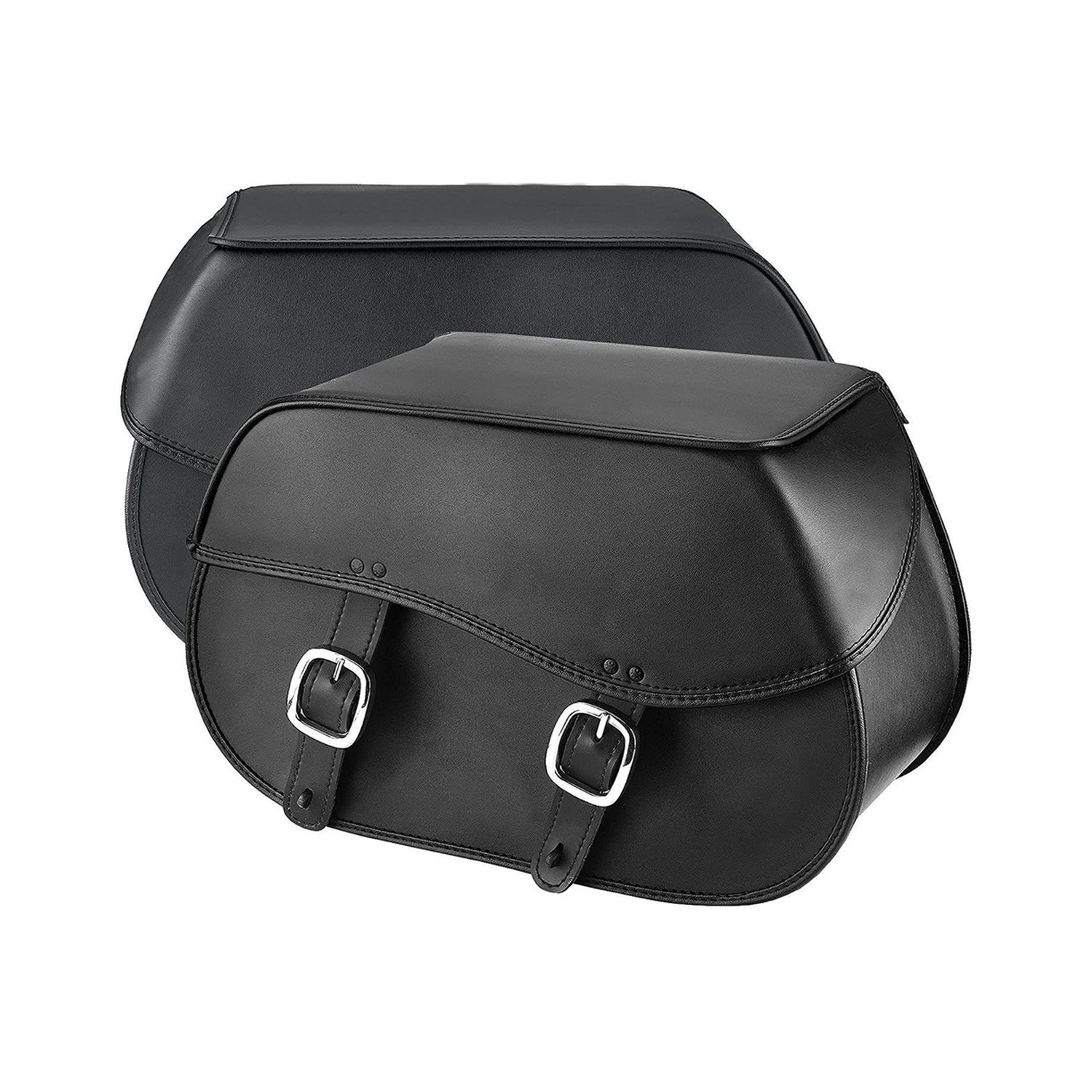 2 Motorcycle Saddlebags, Hanging Bags, Large Capacity Motorcycle  Saddlebags, Leather Motorcycle Luggage Bags, Universal Motorcycle  Accessories - Temu